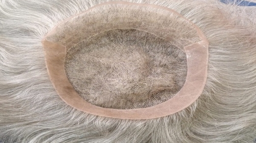Gray Octagon Hair Patch For Men in Kolkata, India